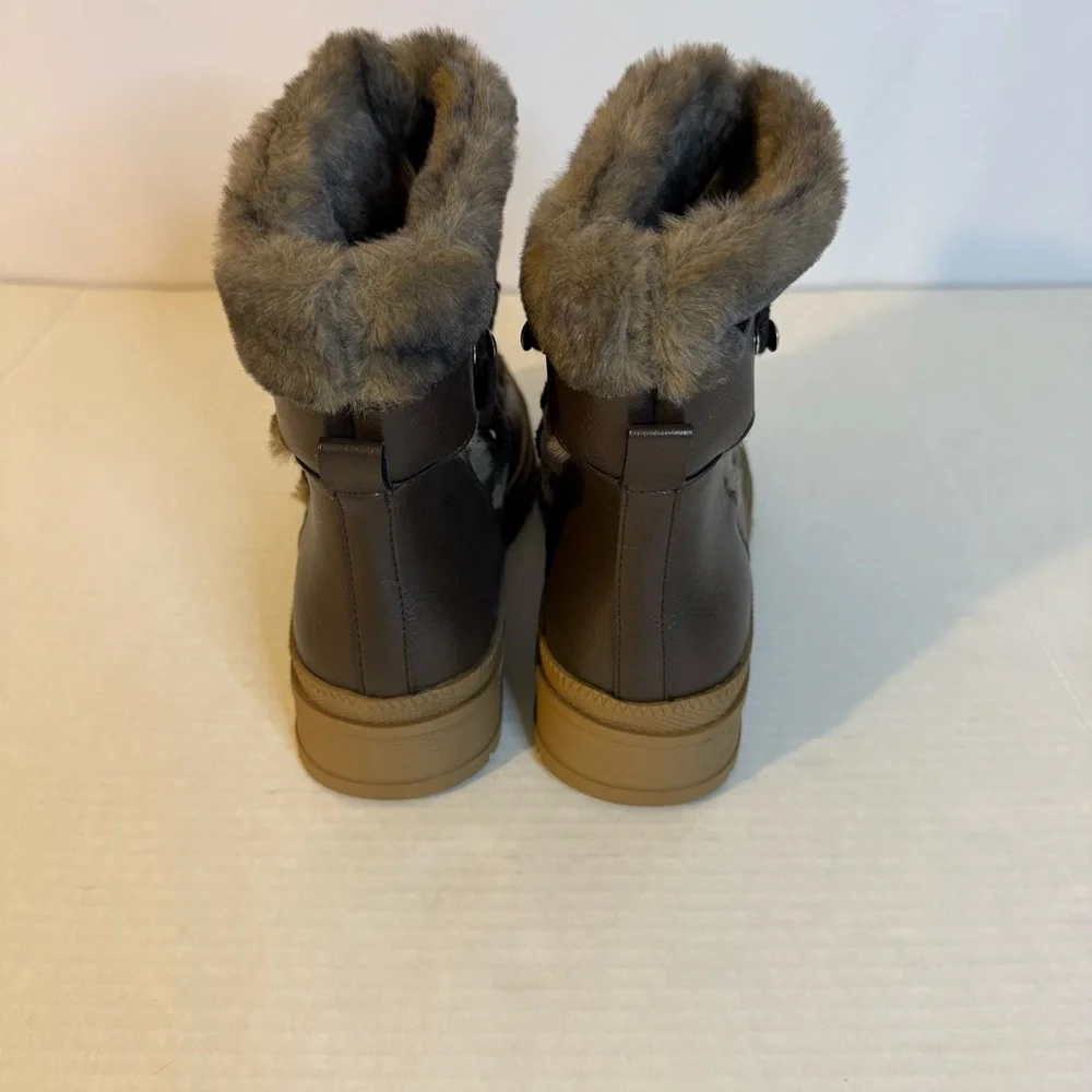 Steve Madden Brown Fur Winter Boots